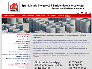 Trwałe betonowe elementy od firmy Łowicz